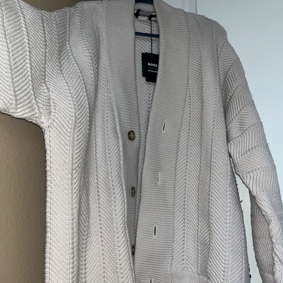 Men’s Wool Cardigan, BOSS - Picture 3 of 4